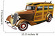 Old-fashioned Hot Rod Wall Decal