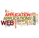 Web Applications Word Collage Wall Decal
