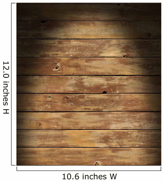 Distressed wooden surface lit dramatically Wall Mural