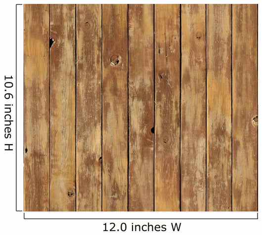 Distressed Vertical Wood Board Wall Decal