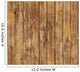 Distressed Vertical Wood Board Wall Decal