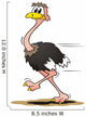 Ostrich Running Wall Decal