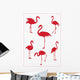 Pink Flamingos Wall Decal