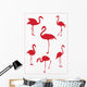 Pink Flamingos Wall Decal