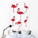 Pink Flamingos Wall Decal