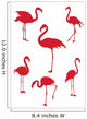 Pink Flamingos Wall Decal