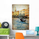 Venice - artwork in retro style Wall Mural