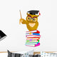 Wise Teacher Owl Wall Decal