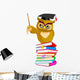 Wise Teacher Owl Wall Decal