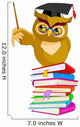 Wise Teacher Owl Wall Decal
