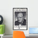 Vintage Winston Churchill USA postage stamp Wall Mural
