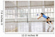 girls playing volleyball indoor game Wall Mural