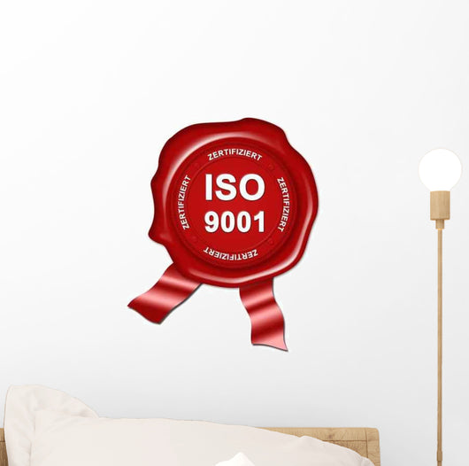 Seal Iso 9001 Certified Wall Decal