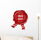 Seal Iso 9001 Certified Wall Decal