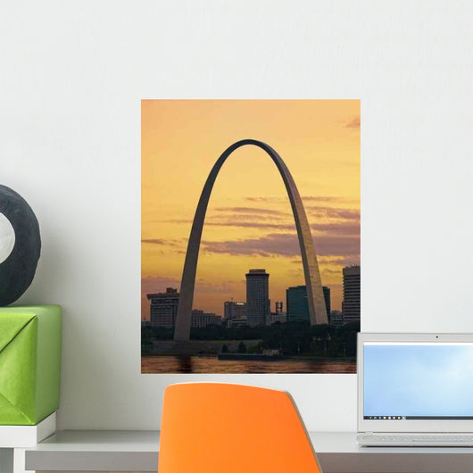Colorful Sunset Saint Loius Wall Decal