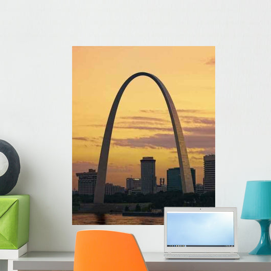 Colorful Sunset Saint Loius Wall Decal