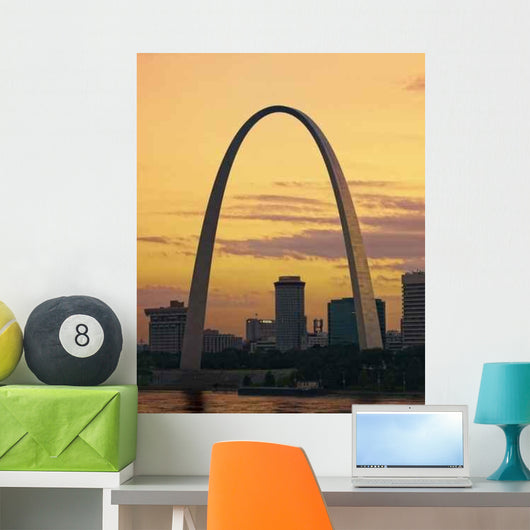Colorful Sunset Saint Loius Wall Decal