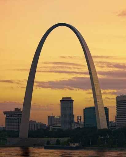 Colorful Sunset Saint Loius Wall Decal