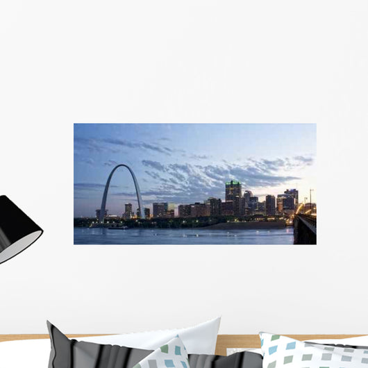 Nighttime Panoramic Picture Saint Wall Decal