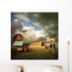 Old Gypsy Caravan Wall Decal