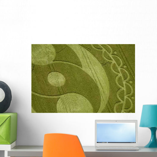 Detail Crop Circle Vu Wall Decal
