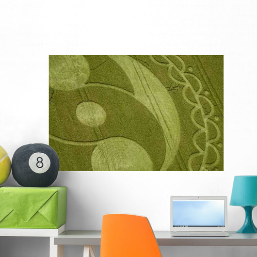 Detail Crop Circle Vu Wall Decal