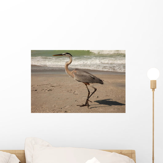 Great Blue Heron Wall Mural