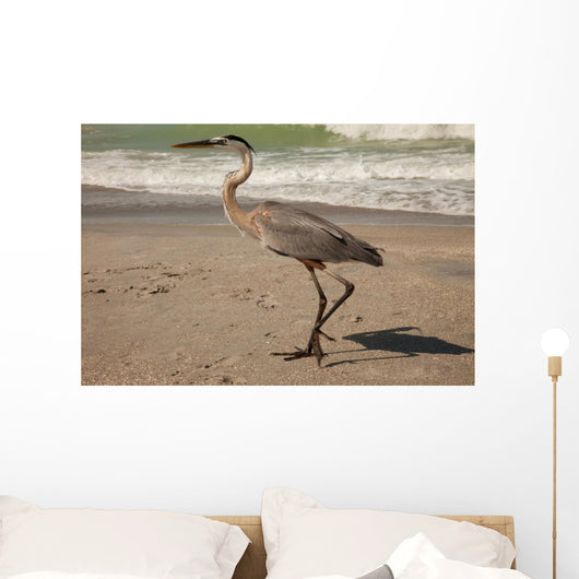 Great Blue Heron Wall Mural