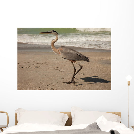 Great Blue Heron Wall Mural