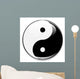 Yin &amp; Yang Button Wall Decal