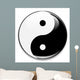 Yin &amp; Yang Button Wall Decal