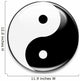 Yin &amp; Yang Button Wall Decal