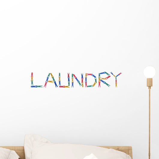 Laundry Wall Mural