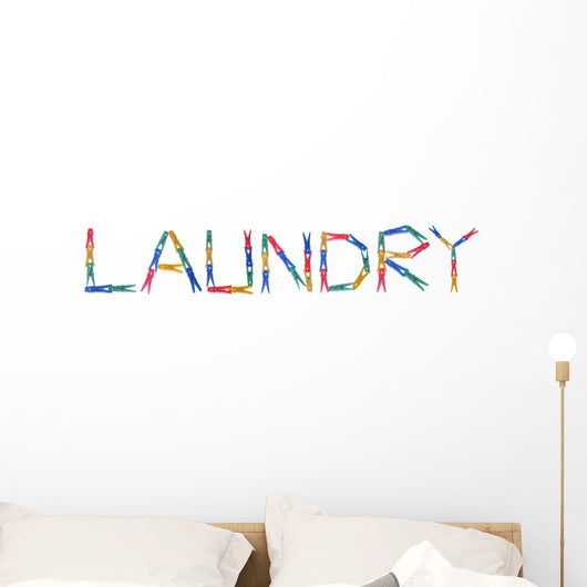 Laundry Wall Mural