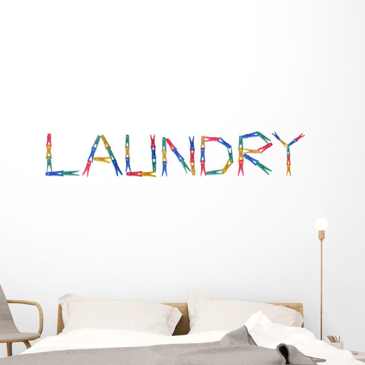 Laundry Wall Mural