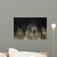View of a white rhinoceros (Ceratotherium simum)  Wall Mural