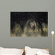 View of a white rhinoceros (Ceratotherium simum)  Wall Mural