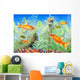Fishtank With Goldfish Wall Mural
