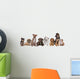 Large Group of Puppies Wall Decal