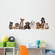 Large Group of Puppies Wall Decal