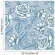 Retro Flower Seamless Pattern Wall Decal