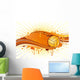 volleyball sport and ink Wall Decal