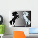 Two Rear Horses Wall Mural