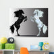 Two Rear Horses Wall Mural