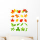 Leafy Leaves Leaf Wall Stickers
