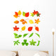 Leafy Leaves Leaf Wall Stickers