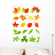 Leafy Leaves Leaf Wall Stickers