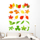 Leafy Leaves Leaf Wall Stickers