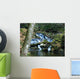 Winter Waterfall Stream Wall Mural