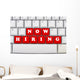 Now Hiring Wall Decal